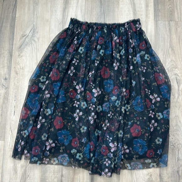 Disney Lauren Conrad Snow White black floral tulle skirt size medium - Picture 8 of 8